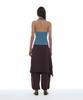 PARTIMENTO WOMEN Pwc Curtain Skirt Layered Harem Pants_Midnight Plum