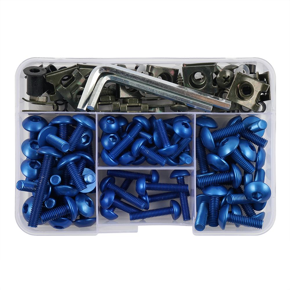155PCS Fairing Bolt Bodywork Screws For Honda CBR Yamaha YZF Suzuki GSXR Kawasaki Honda BMW Ducati Husqvarna Aprilia Triumph