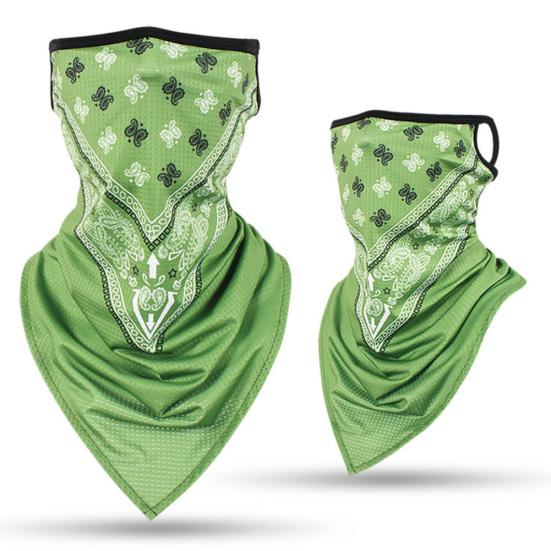 Outdoor Paisley Print Earloop Face Anti-UV Breathable Scarf Cover Neck Gaiter
