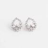 Women's Grunge Cubic Silver Earrings for a Gathering Look (13629369)