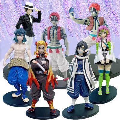 Аниме Фигурка Клинок Рассекающий Демонов Фигурки Действия Игрушки Kimetsu No Yaiba Кукла Танджиро Незуко Зеницу Фигурка Иноске Воин ПВХ Модель Игрушки