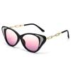 Exquisite, Luxurious And Retro Cat-eye Sunglasses Feature A Metal Chain Frame Design, Making Them Highly Fashionable2228