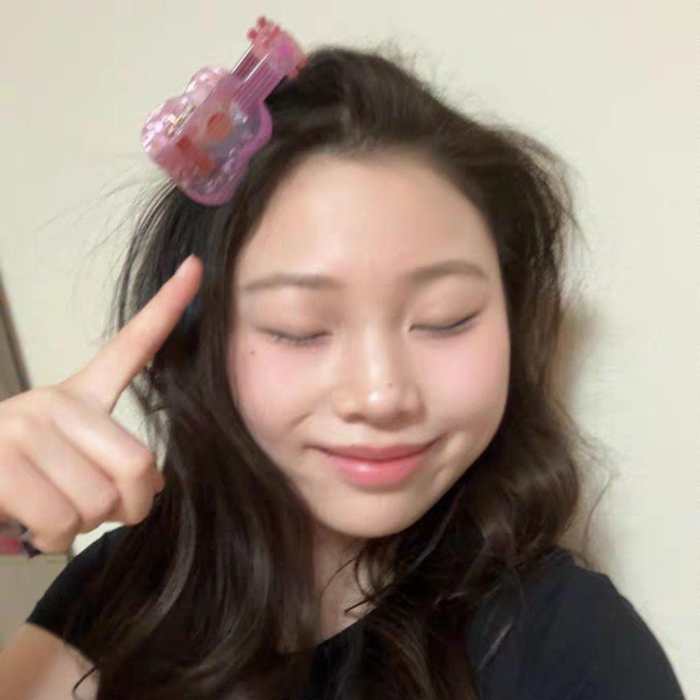 Guitar Cartoon Animal Shark Clip Acrylic Cute Hair Claw Personalized Creative Hair Claw  Daily