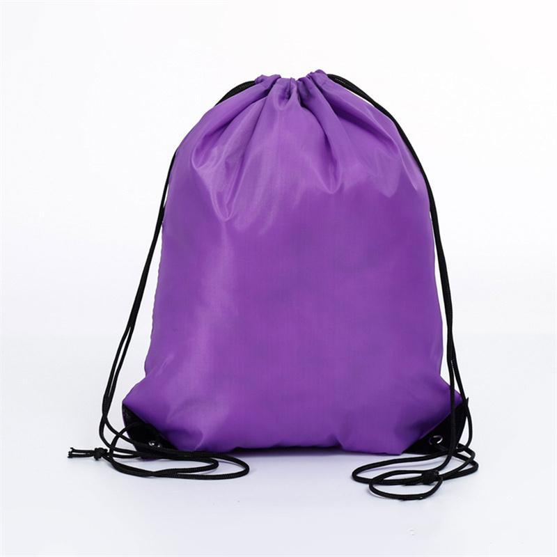 Portable Sports Bag Drawstring Belt Riding Backpack Gym Shoes Bag Storage Bag