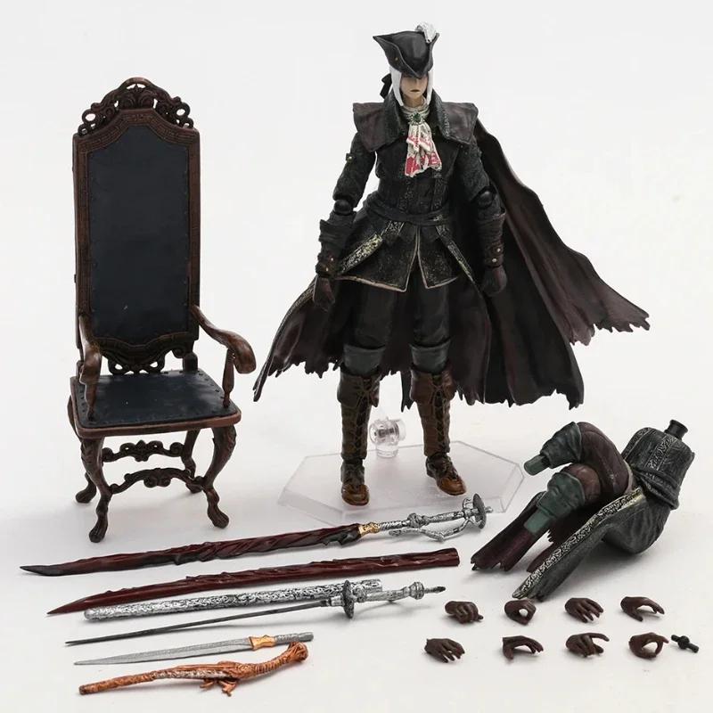 15 см Фигма 536 Bloodborne Леди Мария DX Версия Подвижные суставы Фигурка Действия ПВХ статуя Игрушки Настольная модель Украшения Подарок для детей