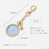 Pocket Watch Keychain Watch Analog Constellation Board Spring Triangle Crystal Sein Spring [Fieldwork] Women's ST296-1