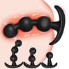 Силиконовые маленькие большие анальные шарики набор анальных пробок носимые анальные пробки простата массаж точки G секс-игрушка для мужчин и женщин