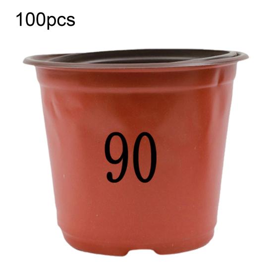Рассадочный горшок для сеянцев Цветочный горшок с дренажными отверстиями Пересадочные горшки для растений Черенки Семена Сеянцы Домашнее садоводство