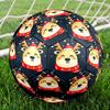 Christmas Reindeer Theme Size 5 Soccer Ball, Suitable for Both Indoor and Outdoor Matches, a Gift Suitable for Everyone.