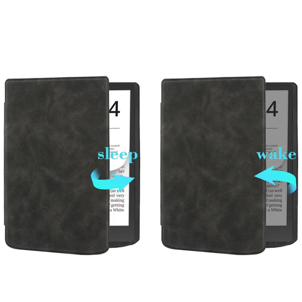 Роскошный чехол для PocketBook 743 InkPad 4 для чтения электронных книг, складной кожаный чехол из мягкого ТПУ, защитные чехлы с магнитной застежкой