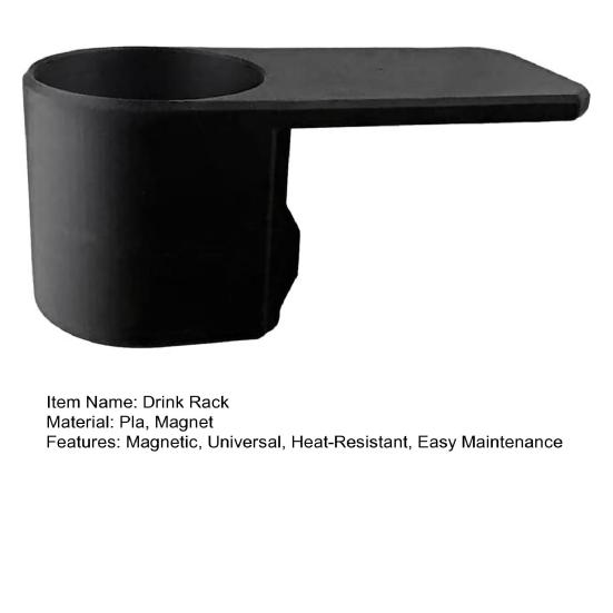 Magnetic Drink Holder for Grill Hands-Free Cup Storage Rack Backyard Party Drink Accessory for Water Bottles