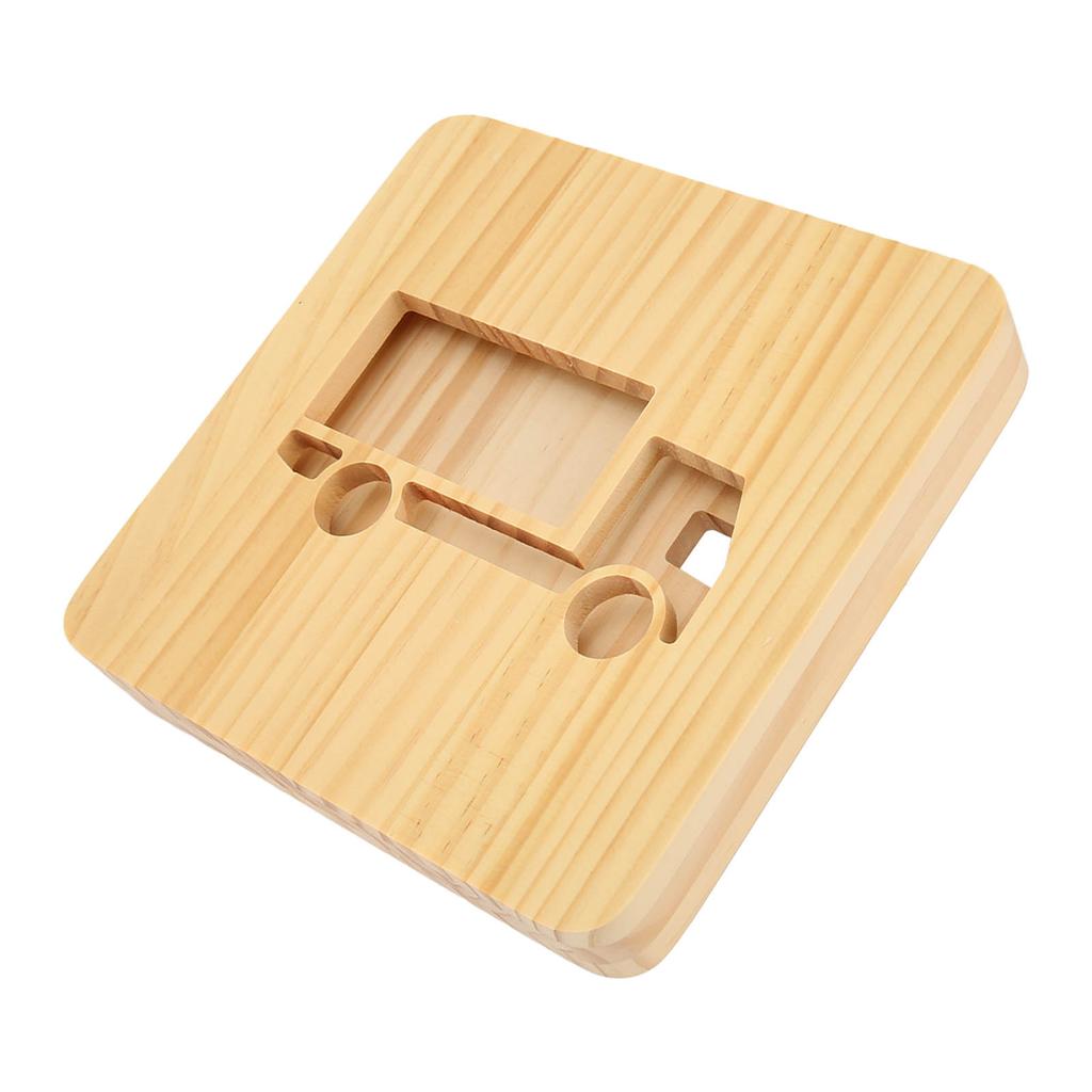 3D лампа для резьбы по дереву 2 Вт в форме автомобиля, полый дизайн, теплый белый свет, ночник из сосны, прикроватная лампа для B