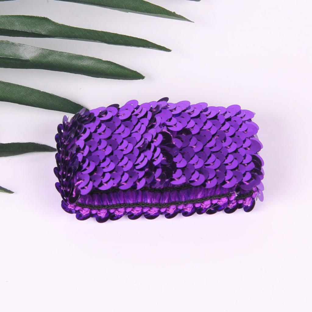 Popular Fingerless Cuffs Sequined Oversleeves Elastic Arm Sleeves Wrist Cuffs Cover for Dancing Event Dressingup