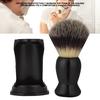 Professional Black Acrylic Shaving Brush Holder Support Beard Brush Shaving Tool