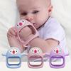 Never Drop Silicone Teething Toys for Babies,Infant Hand Teether Pacifiers Breastfeeding Babies, Teethers Toy For New Born