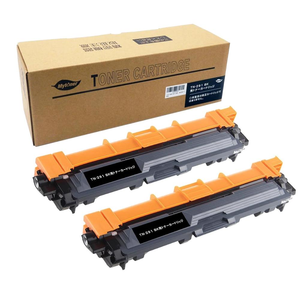 Ninestar [Mytoner] Brother TN-291BK [Black] Set of 2 Compatible Toner Cartridge Compatible Models: HL-3140CW/ HL-3170CDW/ MFC-9340CDW/ DCP-9020CDW