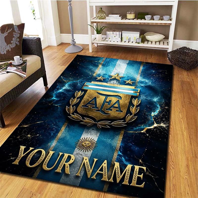 Argentina Champions Custom Name Carpet Rug For Living Room Bedroom Home Sofa Decoration Kids Play Nonslip Floor Mat