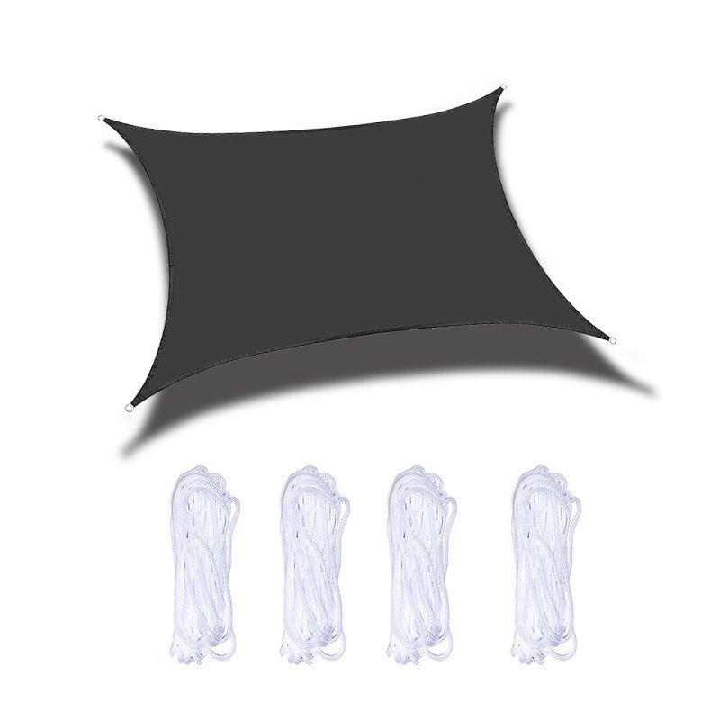 Waterproof Right Angle Triangle Sunshade Sail for Courtyard and Pool - UV Protection Canopy