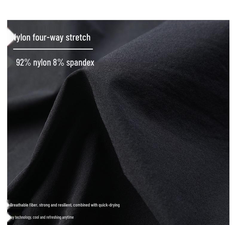 Men's Quick-Dry Nylon Ice Silk Casual Running Shorts