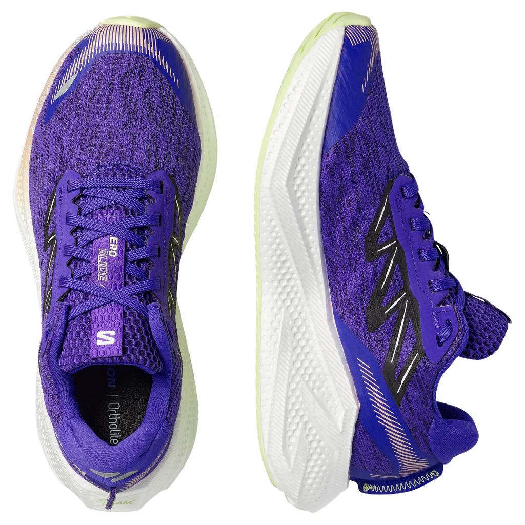 SALOMON AERO GLIDE 4 Беговые кроссовки Женские Темно-синий Белый 491516