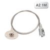 Stainless Steel Wire Rope Kit Easy Install Rust Free for Hanging Acrylic Sign Advertising Board Ceiling Gallery Display