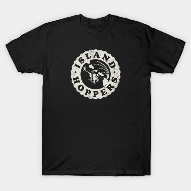 Asian Size Cotton Unisex Tshirt Print T-shirt Island Hoppers Worn T-shirt No-Cut Print Regular Fit