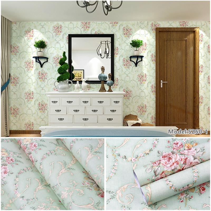 Waterproof Self-adhesive Wallpaper Bedroom Background Wall Furniture Renovation Sticker