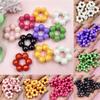 Акриловые браслеты, свободные бусины, ожерелье, сделай сам, 10 шт., 21,7*8,2 мм, модные украшения, изготовление, 9 цветов, круглые бусины