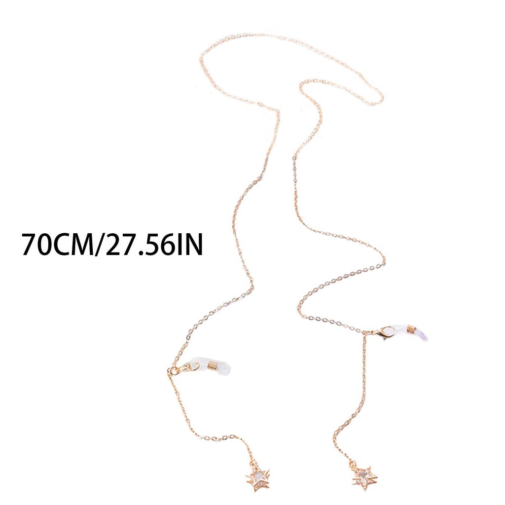 Reading Glasses Sunglasses Chain Eyeglasses Chain Eyewear Face Cover Retainer Lanyard Holder String Cord Mask Holders Chain