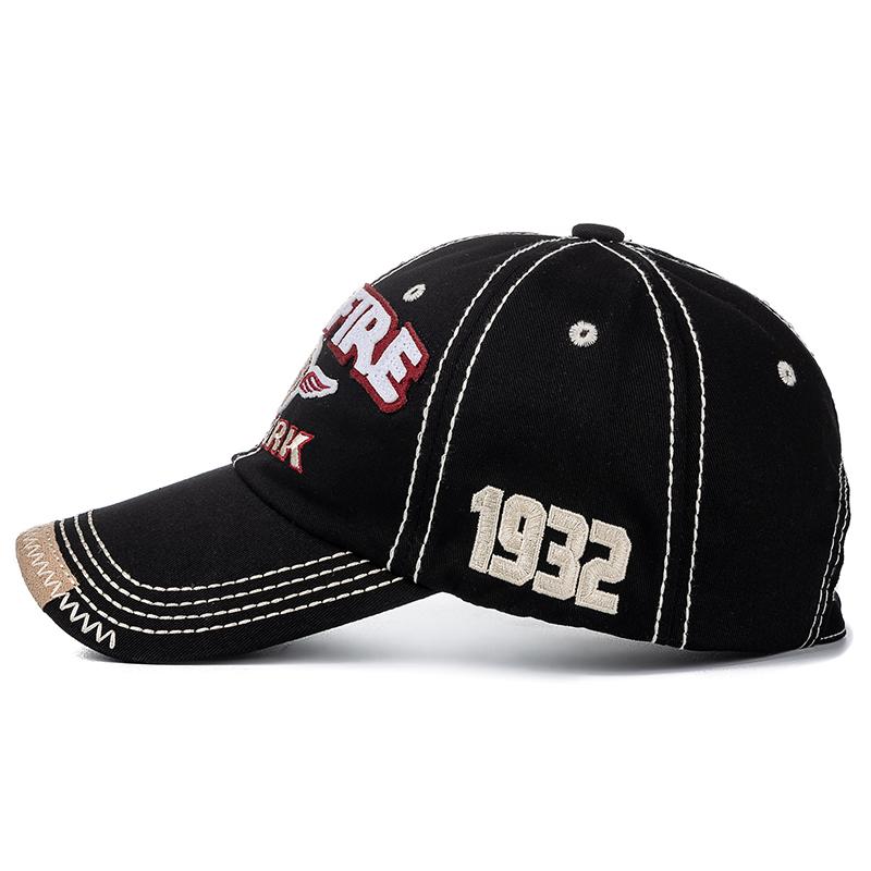 New Unisex Cap Letter Embroidery Stitched Stitching Cotton Baseball Cap Casual Outdoor Adjustable Cap For Women Men Trendy Fashionable Street Hat