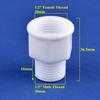 5~50 шт. Пластиковые POM Резьбовые Прямые Соединители 1/2''~1'' Резьба Переходник с Переменным Диаметром Аксессуары для Водопроводных Труб Аквариума