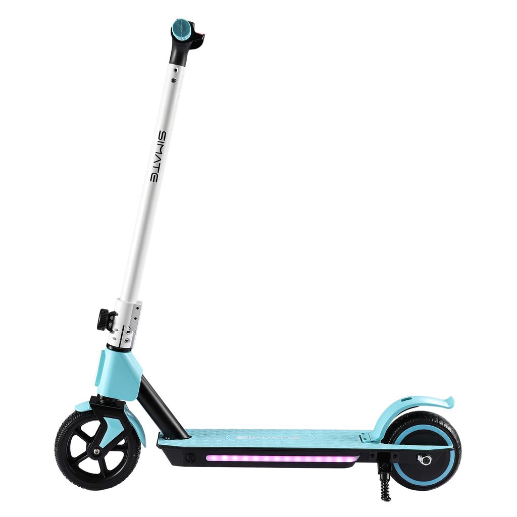 Simate S2 Safe Electric Scooter For Kid 130W Motor 24V2.5Ah Battery 14KM/H Top Speed 6.5 Inch Tires Outdoor Play Folding E-Scooter