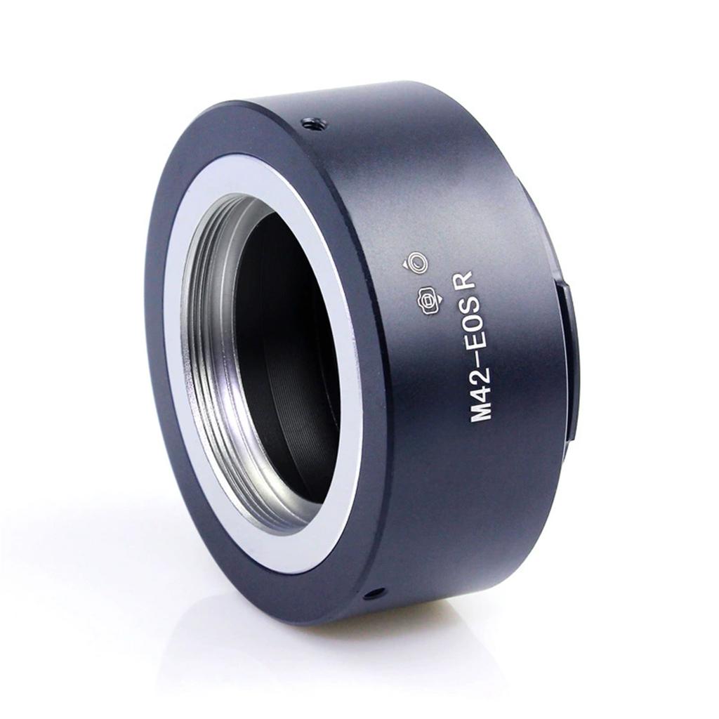 Manual Lens Mount Adapter Ring Aluminum Alloy for M42-Mount Lens to Canon EOS R/RP/Ra/R5/R6 RF-Mount Mirrorless Camera