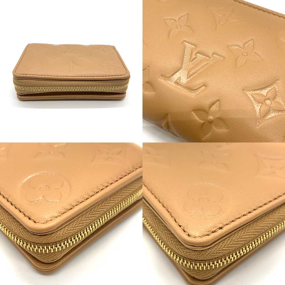 Used LOUIS VUITTON Monogram embossBifold Wallet leather Women