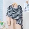 Women's Houndstooth Imitation Cashmere Scarf - Thick, Warm, Versatile Shawl for Autumn & Winter