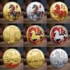 2026 Zodiac Horse Medal, Colorful Birthday Commemorative Coin Metallic Souvenir for Events