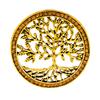 New Rhinestone Tree Brooches For Women Round Style Jewelry 2 Colors Available Sweater Pin High Quality New