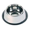 Dog Bowl - TRIXIE - 0.9 L - Stainless Steel - Non-slip - Round