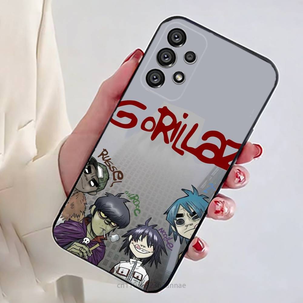 Чехол для телефона с изображением мультяшной рок-группы G-Gorillaz для Samsung Galaxy A54,34,24,73,53,52,52S,04S,04E,A72