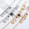 2024 Multi-Layer Metal Love Nameplate Pendant Necklace for Women