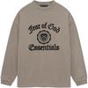 Essentials Heavy Long-Sleeve Tee Heather Grey Men Tops 125HO242011F