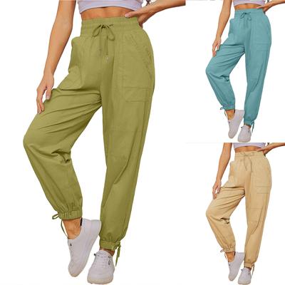 Женские повседневные свободные пляжные леггинсы с карманами