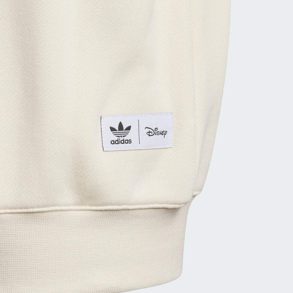 adidas Оригинал Детская толстовка Off-White и Желтая Color Block с Чипом и Дейлом Disney JC6807