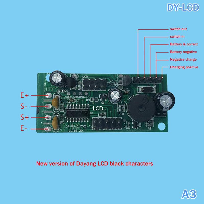 1PCS Electronic Scale With Efficient Motherboard Chip Circuit Board Led Lcd Electronic Scale Accessories Black Red Word Display