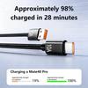 Кабель 11A 111W Super Fast Charging PD Type-C Плетеный зарядный кабель 1/1.1/1/1M C-C Кабель для быстрой зарядки для Xiaomi iPhone
