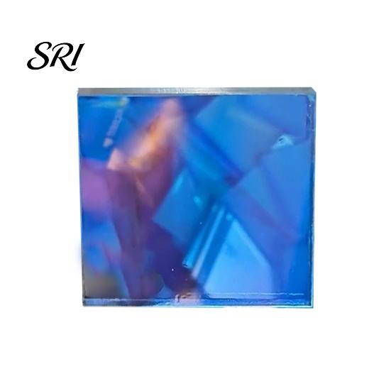 Impact Resistant Acrylic Squares Iridescent 0.8'' x 0.8''/1.2" 1.2" Mini Rainbow Holographic Mosaic Sheets Set Double-Sided Holo Tiles for DIY Crafts