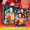 Брелок-значок One-Punch Man Сайтама и Генос Дракон Гароу - Официальный товар для карточной игры