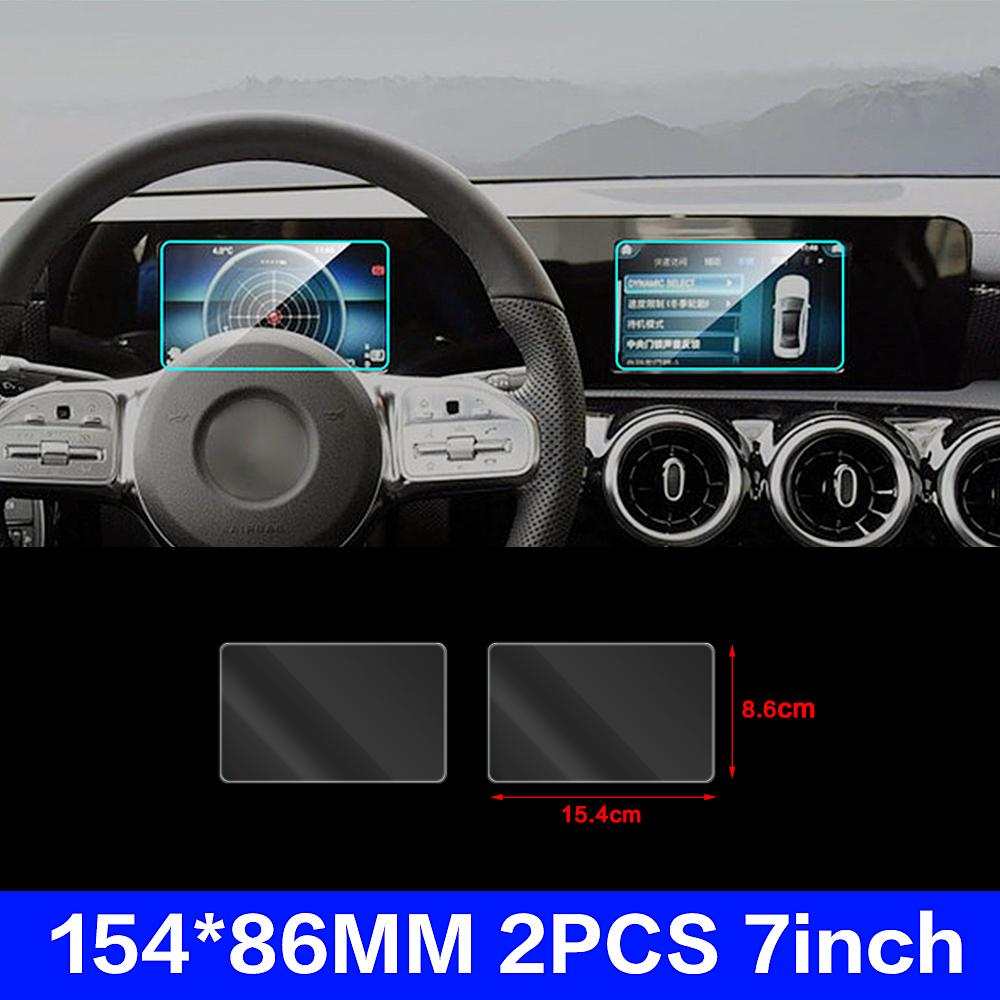 Для Mercedes Benz A Class W176 W177 A180 A200 A220 A250 GPS-навигация ЖК-экран из закаленного стекла Защитная пленка Анти
