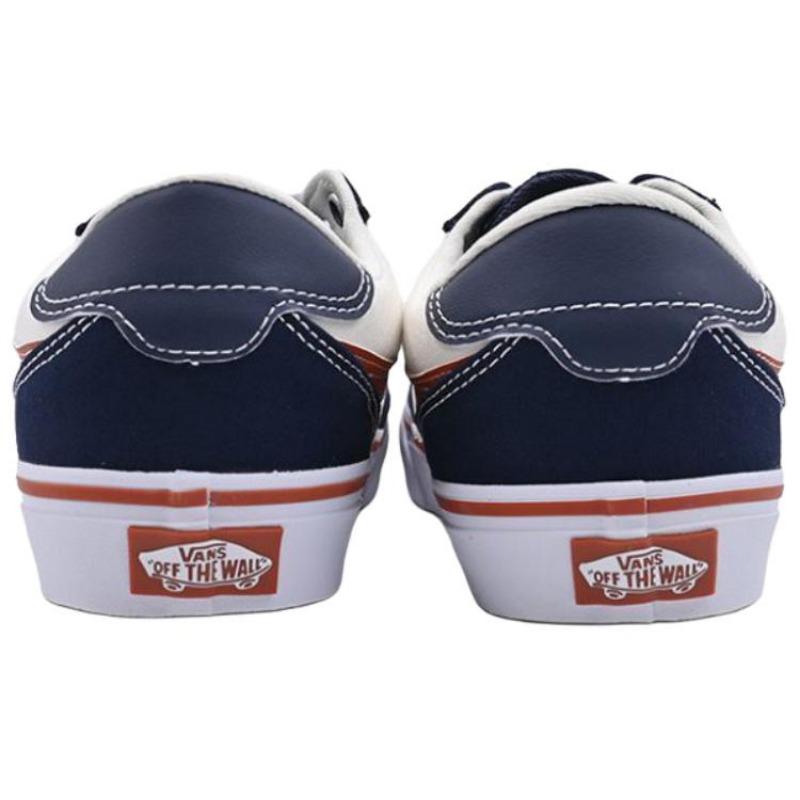 Vans Мужские универсальные удобные низкие кеды Brooklyn LS бело-сине-оранжевые VN000D7QJDU