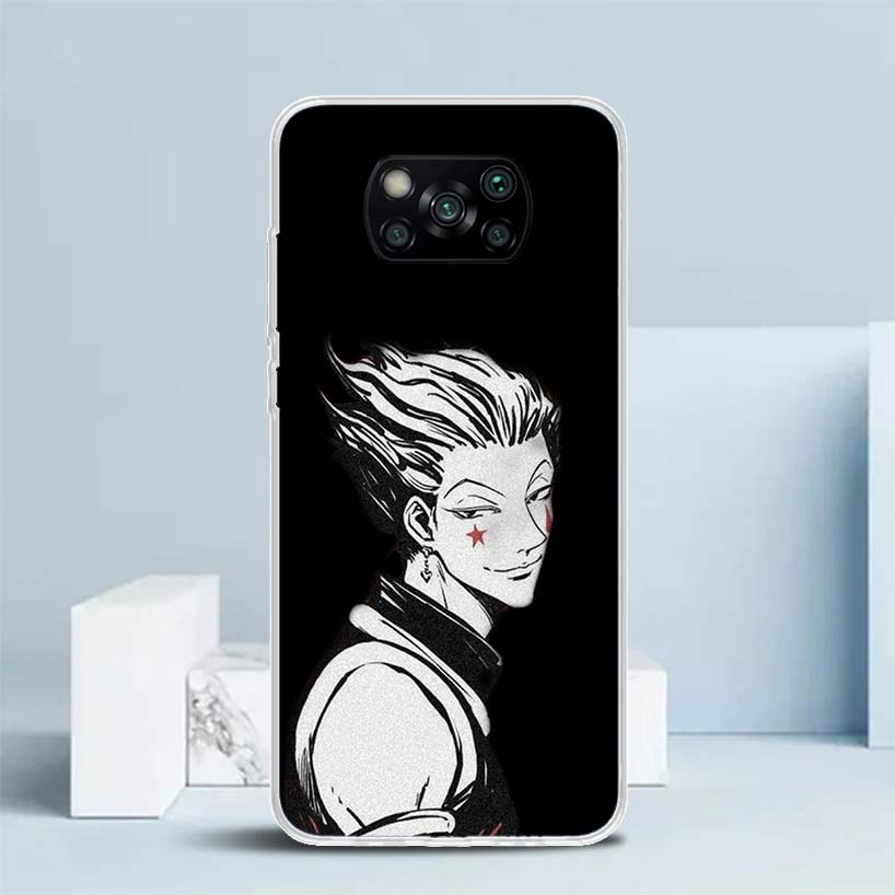 Черно-белый Охотник HXH Мягкая обложка для Xiaomi Poco F7 Ultra X7 X6 X5 Pro M7 Чехол для телефона Redmi 15 15C 13 13C 12 12C 10 10C Печать Sh